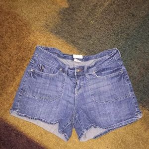 Denim Shorts with finished hem